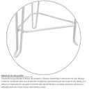 Ver imagem 3 de Banqueta Banco Baixo Guatemala Estilo Industrial Branco/ Jade