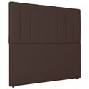 Ver imagem 2 de Cabeceira Cama Box Casal Queen Size Ivana 160cm Sintético Marrom - Abmaza