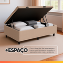 Ver imagem 6 de Cama Box com Baú Solteiro 0,88m com 41cm de Altura Prince Bege