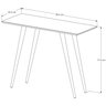 Buffet Aparador Mdf Sala Cantinho Café Pé Palito Madeira Retro:OFF WHITE - 4
