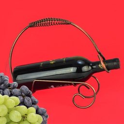 Suporte de Mesa Cristaleira para Garrafa Vinho Whisky Mundo Thata - 5