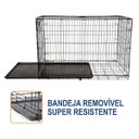 Ver imagem 6 de Gaiola Viveiro Pet Filhote Gato Coelho Passaro Animal de Estimaçao Transporte Bandeja Removivel Resi