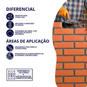 Ver imagem 2 de Aditivo Plastificante 18L para Argamassa Reboco Massa Cimento Ótima Liga Durín