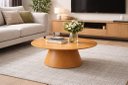 Ver imagem 1 de Mesa de Centro Redonda 70cm Design Contemporâneo Desirée Oona Design Mel
