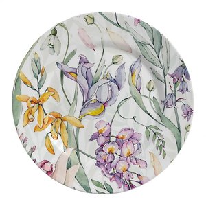 Conjunto com 6 Pratos Raso Verano Ø29cm Alleanza Cerâmica