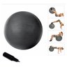 Bola de Ginástica 75cm para Pilates com Bombar de Ar - Cinza Escuro - 1