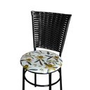 Ver imagem 3 de 2 Cadeiras Pretas para Cozinha Hawai Preta com Assento Floral Cor:floral Orquídea