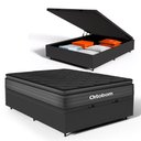Ver imagem 2 de Cama Box Baú com Colchão Ortobom de Espuma Pillow Top Confort Black Casal 138cm