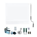 Ver imagem 1 de Toldo Cortina Branco - 3,50m X 1,50m - Kit Completo