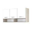 Ver imagem 4 de Armario Aereo Cozinha 3 Portas 1,20 M com Nicho Alice Plus Elmo/branco Hr Móveis