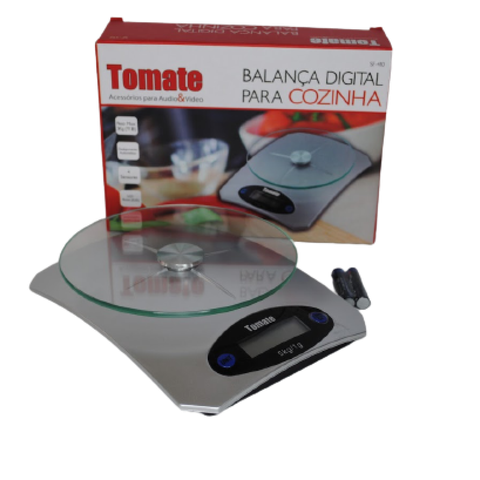Balanca Digital de Cozinha Alta Precisao 5 kg Tomate