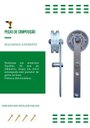 Ver imagem 2 de Kit P/ Porta Celeiro 2 Roldanas Aparente - Cantoneira 1,00 M - Prata - Al-fer
