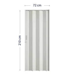 Porta Sanfonada de PVC 210x72cm com Trinco BCF - 4