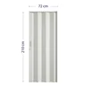 Porta Sanfonada de PVC 210x72cm com Trinco BCF - 4