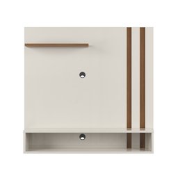 Painel Para TV Até 32 Polegadas Fox Luxo - Off White/Nature - 2