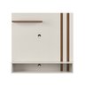 Painel Para TV Até 32 Polegadas Fox Luxo - Off White/Nature - 2