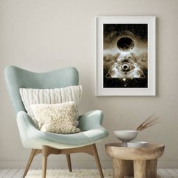 Quadro Decorativo Maçonaria - 60x48cm:madeira Preta - 1