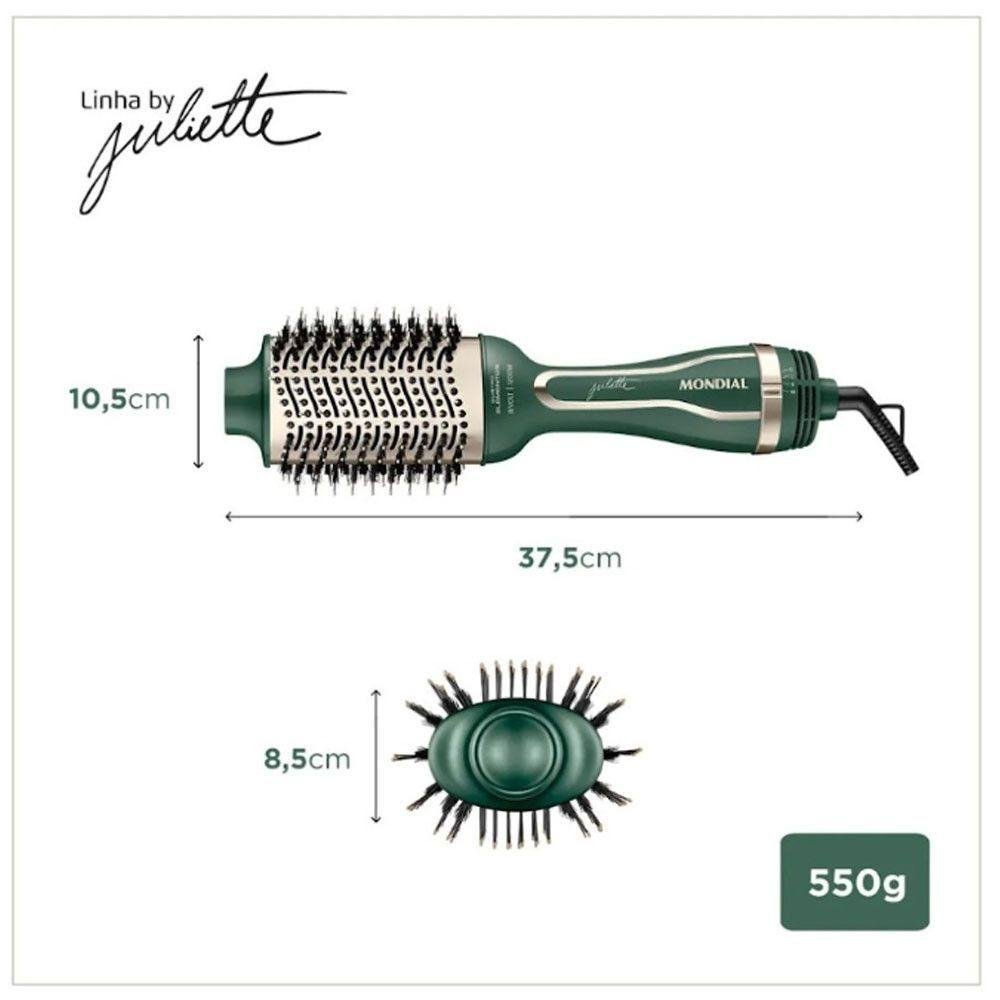 Escova Secadora Juliette Es-ju-02 1200w Mondial Verde Bivolt - 2