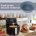 Ver imagem 5 de Forma de Silicone para Air Fryer Fritadeira Elétrica