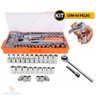 Kit Ferramenta Profissional de Soquete Inclui Estojo - 3