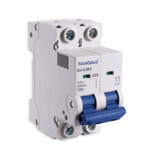 Disjuntor Bipolar 25a Curva C Margirius Polo:bipolar