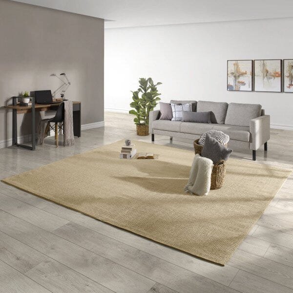 Tapete Sisal Natural 2,50M x 3,00M Carcará Cabecasa Madeiramadeira - 1