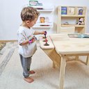 Ver imagem 1 de Mesa Infantil Alecrim em Madeira Cubomob Natural