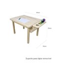 Ver imagem 4 de Mesa Infantil Alecrim em Madeira Cubomob Natural