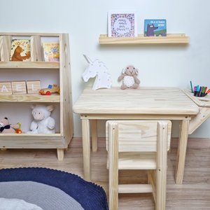 Mesa Infantil Alecrim 50A x 84L x 55P Cubomob NATURAL
