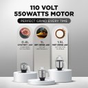 Ver imagem 2 de Preethi Eco Plus Mixer Grinder Branco com 3 Jarras Aço Inox