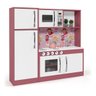 Cozinha Infantil Diana Com Refrigerador P/ Meninas Em Mdf - Branco/Rosa - 7