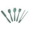 Kit de Utensílios de Silicone com 5 peças Verde Esc - OIKOS - 1