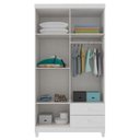 Ver imagem 3 de Quarto Bebê 4 Portas Ternura Baby e Mini Berço Moisés Alegria com Colchão Branco Flex - Incorplac