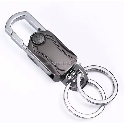 Chaveiro Tático Multi Funcional Metal Abridor Garrafa Moto com Spinner