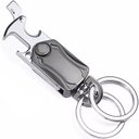Ver imagem 3 de Chaveiro Tático Multi Funcional Metal Abridor Garrafa Moto com Spinner