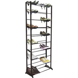 Sapateira Desmontável 20 Pares - 140x50x16cm Preto - Organização de Sapatos com Praticidade! - 3