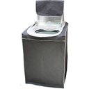 Ver imagem 1 de Capa Máquina de Lavar Zíper - Tam. P -  CINZA - Capa maquina lavar ziper - Tam. P - Todas 5kg a 9kg 