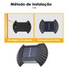 Luminaria Solar Parede Balizador Resistente Arandela 4 Und Decorativa Casa Jardim Quintal Rua - 9