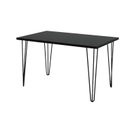 Ver imagem 2 de Mesa Industrial 1285cm x 75cm Hairpin Legs Preto/Tx