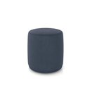 Ver imagem 4 de Puff Redondo Orgânico para Sala Malu Assento Espuma Suede Azul Marinho D'Rossi