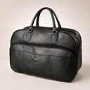 Ver imagem 1 de Bolsa de Viagem Grande 55cm x 35cm x 24cm em Couro Sintético com Alça e Fechamento por Zíper