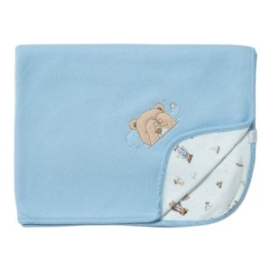 Manta de Suedine Bebê Sweet Dreams Azul - Hug