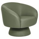 Ver imagem 5 de Poltrona Decorativa Liz Base Fixa Linho Verde Claro - Nexta Casa