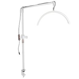 Luminaria Estetica Mesa Arco Meia Lua 3 Tons Ajustavel Suporte Celular Limpeza Pele Rosto Tatuagem E - 10