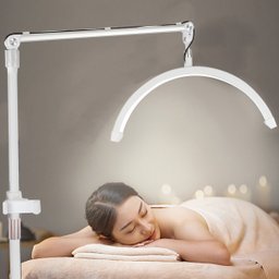 Luminaria Estetica Mesa Arco Meia Lua 3 Tons Ajustavel Suporte Celular Limpeza Pele Rosto Tatuagem E - 2