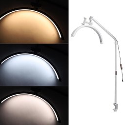 Luminaria Estetica Mesa Arco Meia Lua 3 Tons Ajustavel Suporte Celular Limpeza Pele Rosto Tatuagem E - 14