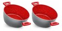 Ver imagem 1 de Conjunto Flavorstone Family Size 2 Peças 28cm Polishop Vermelho