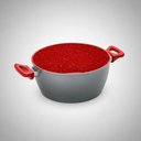 Ver imagem 5 de Conjunto Flavorstone Family Size 2 Peças 28cm Polishop Vermelho