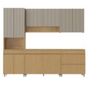 Ver imagem 2 de Cozinha 5 Peças 11 Portas 5 Gavetas 270cm 100% Mdf Simone Mendes