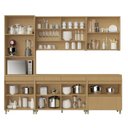 Ver imagem 4 de Cozinha 5 Peças 11 Portas 5 Gavetas 270cm 100% Mdf Simone Mendes